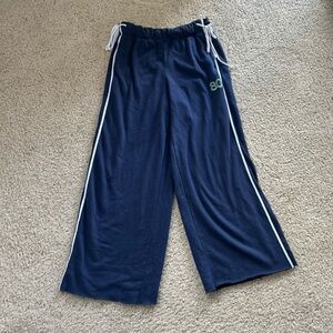 Pacsun 80 Navy Blue Wide Leg Track Sweatpants